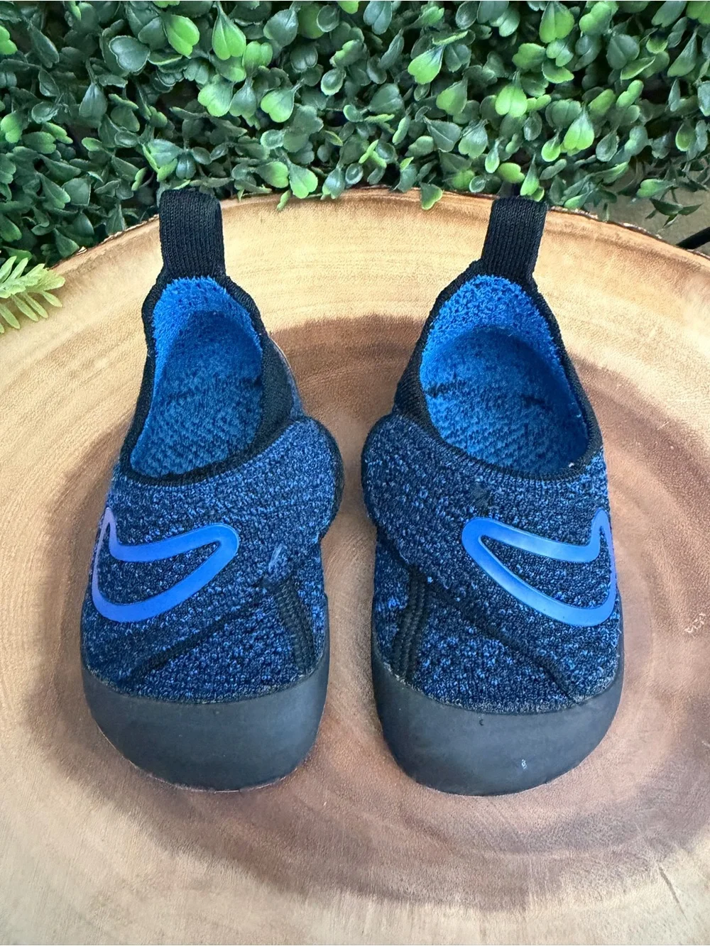 Nike Swoosh 1 Baby Shoe Blue 5C